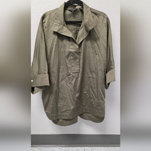 TED BAKER Olive Geen Blouse Size 2‎